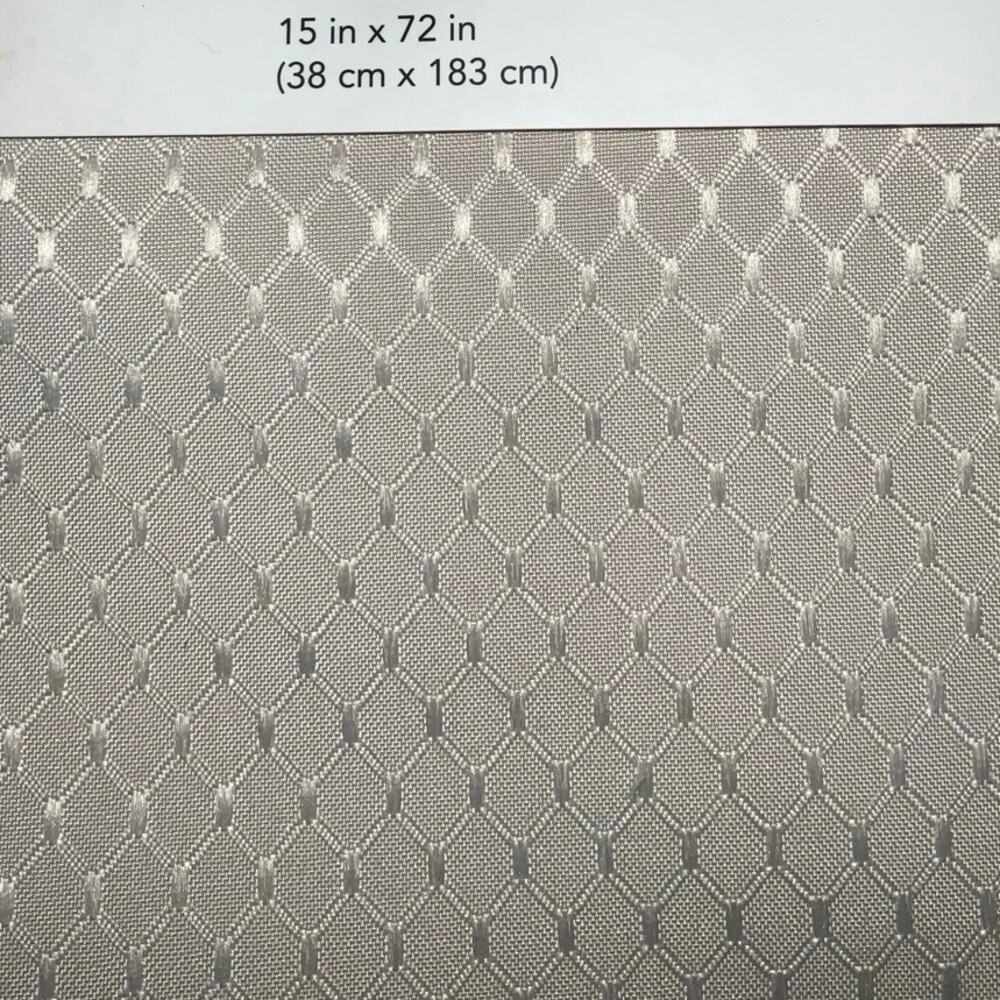 Town & Country Beige Living Diamond Pattern Table Runner 15 in x 72 in